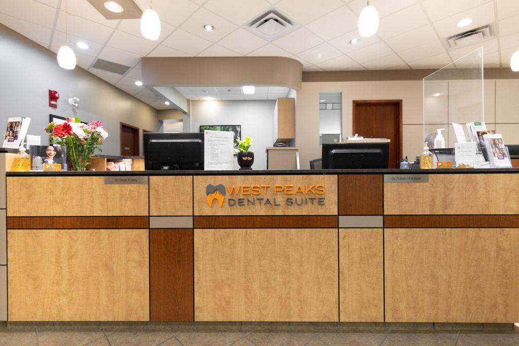 Welcoming Reception Area | West Peaks Dental Suite | General & Family Dentist | SW Calgary
